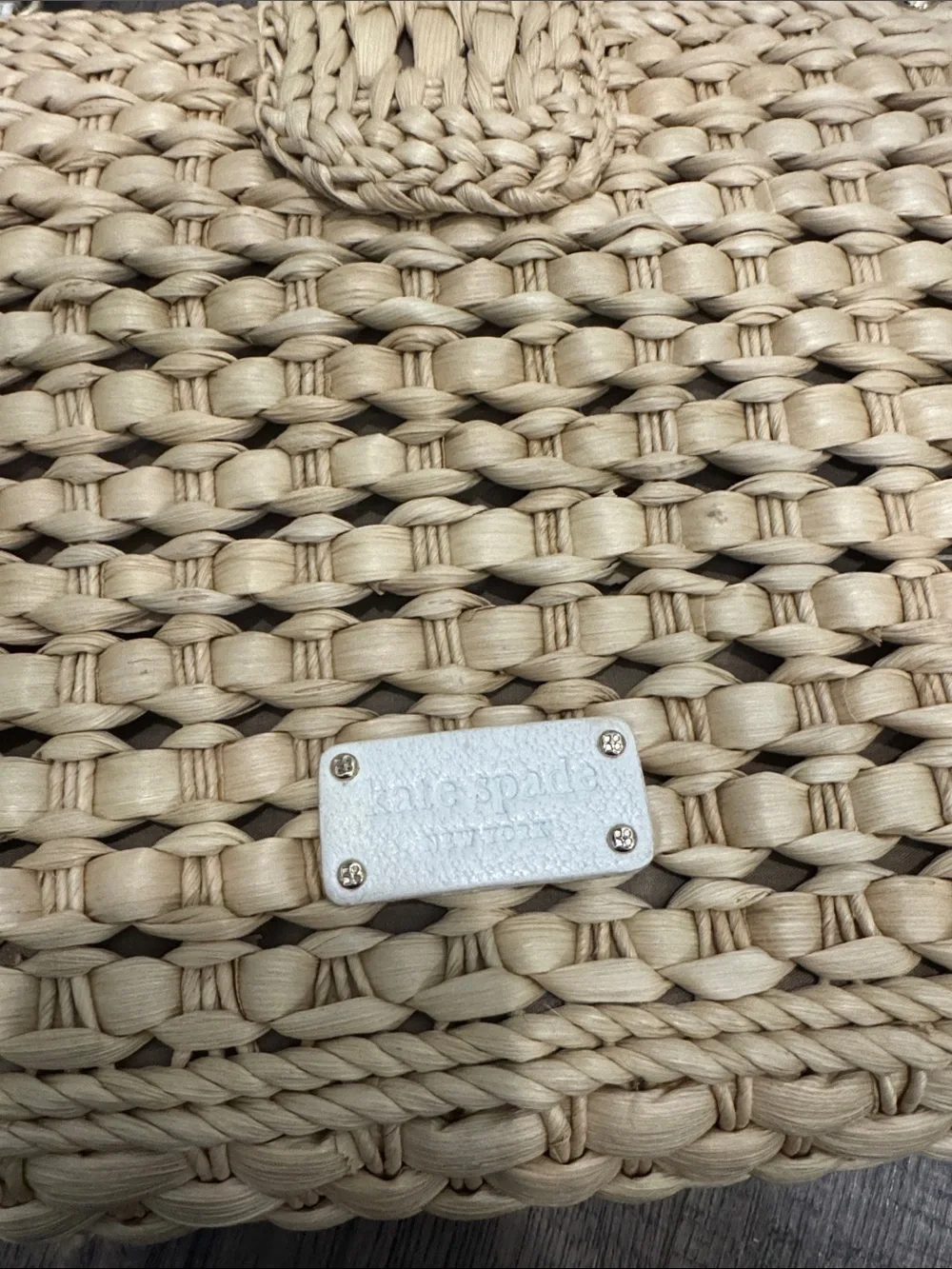 Kate spade Darlington Jackie straw bag